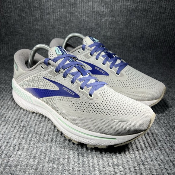 Brooks Adrenaline GTS 22 Women's Size 10.5 Alloy Blue Running Shoes 1203531B045 - Picture 2 of 16